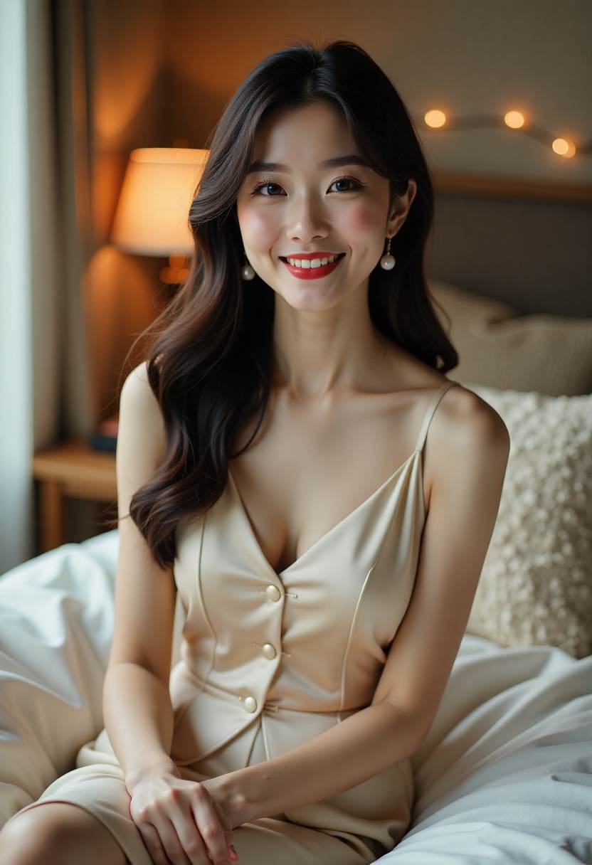 铁轨尽头的晚霞